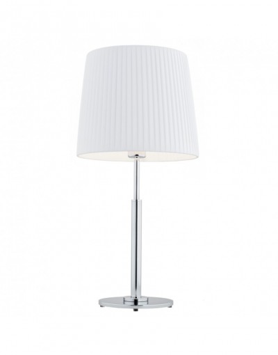 lampa stołowa 1 pł.  ASTI kolor biały, chrom