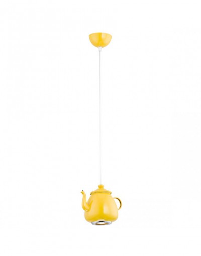 lampa wisząca 1 pł. JAMAJKA kolor żółty mat