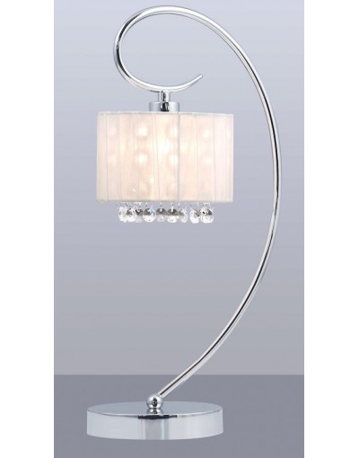 ITALUX Span MTM1583/1 WH - Lampa z kryształami z kategorii - Biurkowe i gabinetowe