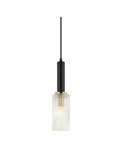 ITALUX Perola PND-43309-1 BK+BR - Nowoczesna lampa z kategorii - Wiszące