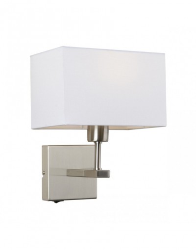 ITALUX Norte WL-1122-1-A-SN-RC-WH - Nowoczesna lampa z kategorii - Przyłóżkowe