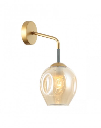 ITALUX Borgo WL-30843-1 GD+AMB - Nowoczesna lampa z kategorii - Kinkiety