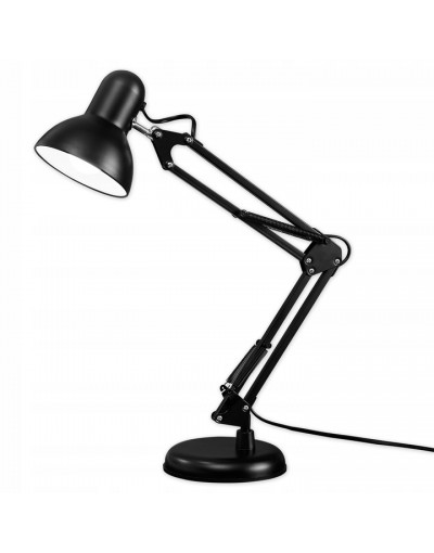 Lampa biurkowa kreślarska Lighting VT HELENA1087 - czarna dla dziecka jak i profesjonalisty E27