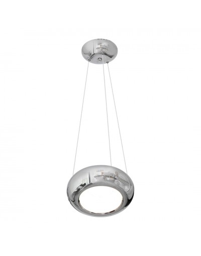 Nowoczesna srebrna lampa wisząca MILAGRO MERCURIO ML328 LED