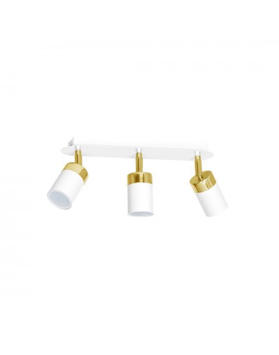 Lampa przysufitowa Milagro JOKER WHITE/GOLD MLP6130 - kolor - biały - złoty